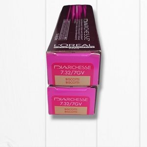 L'Oreal Professionnel DIARichesse 2 Tubes Ammonia-Free 7.32/7GV Biscotti